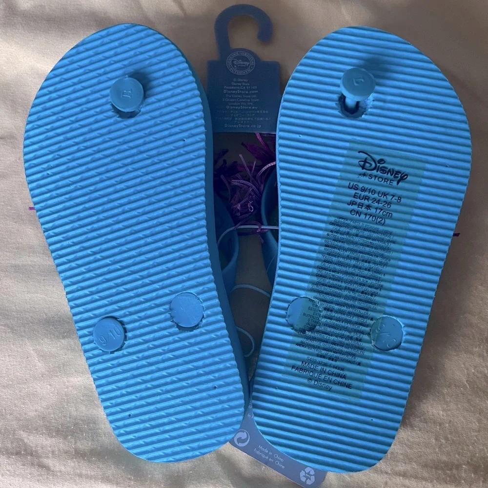 NWT Disney Frozen Blue Sandals with Fringe & Rhinestone in toddler size 9